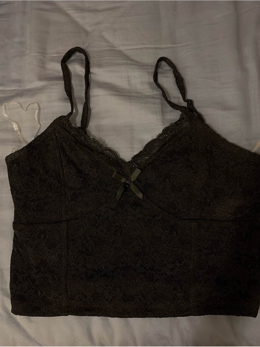 Madden Girl Black Lace Bralette Bandeau